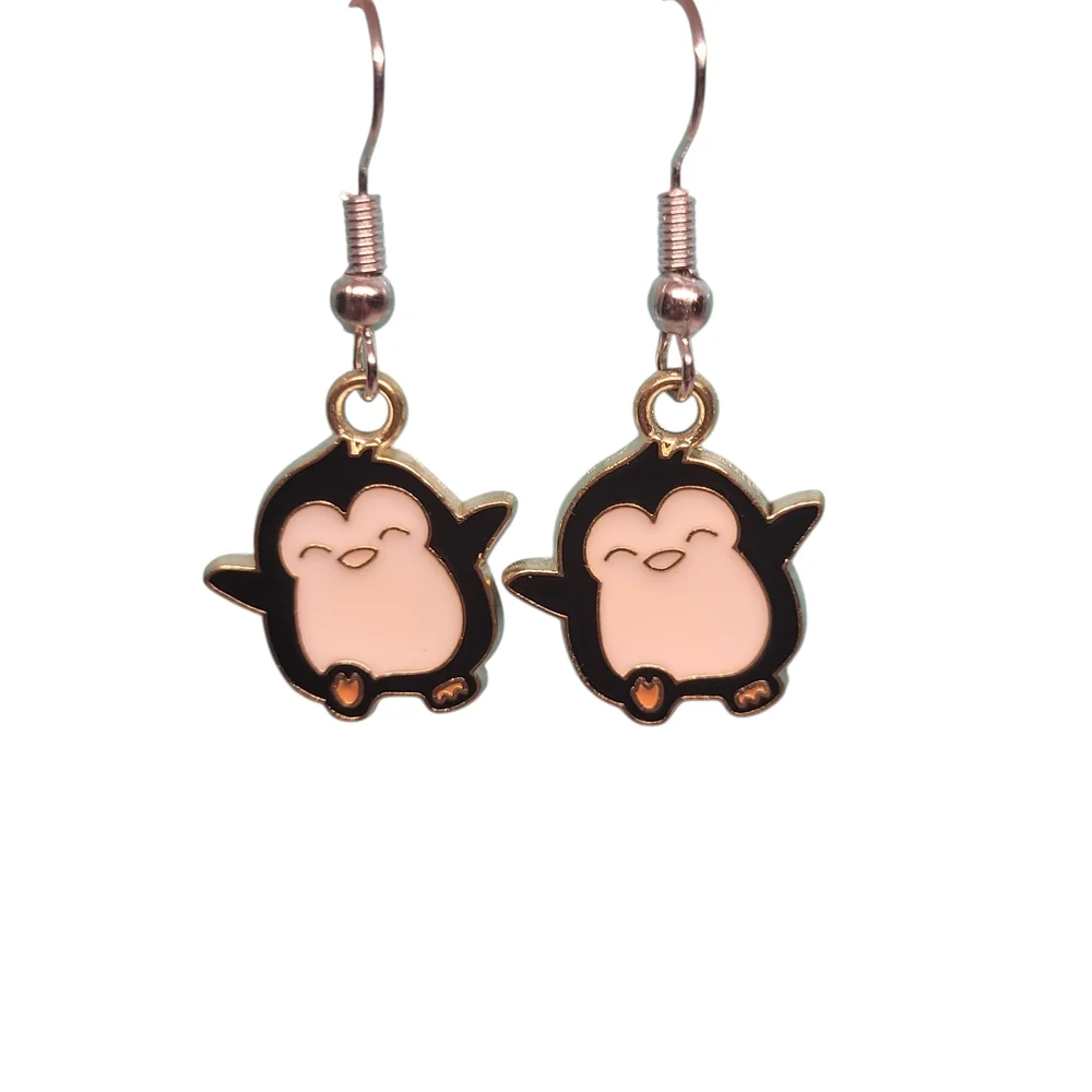Charming Penguin and Turtle Kids Earrings